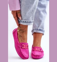 Снимка на Boto Модни дамски велурени мокасини Pink Rabell