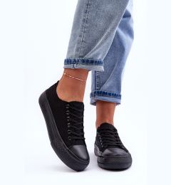 Снимка на Boto Ниски класически кецове на платформа Black Jazlyn