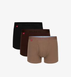 Снимка на Boxer shorts Atlantic 3MH-184 A'3 S-2XL chocolate-cappucino-black 1