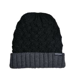 Снимка на Braid Knit Beanie Black/Heather Grey