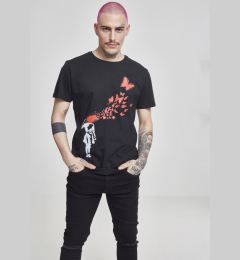 Снимка на Brandalised - Banksy's Graffiti Butterfly Tee Black