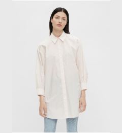 Снимка на Brown and white striped long shirt . OBJECT Mahin - Ladies