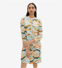 Снимка на Brown-green women's patterned dress Tom Tailor - Women's