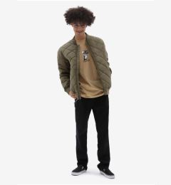 Снимка на Brown men's quilted bomber jacket VANS - Men's