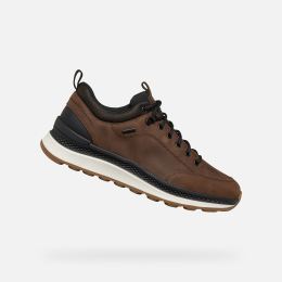 Снимка на Brown men's sneakers Geox Spherica Actif X2 - Men's