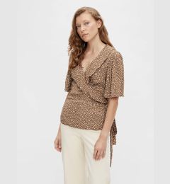Снимка на Brown patterned blouse . OBJECT - Women