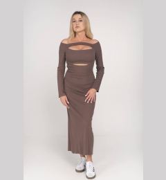 Снимка на Brown pencil dress By o la la