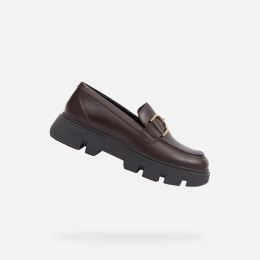 Снимка на Brown Women's Loafers Geox Vilde - Women's