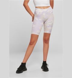 Снимка на Camo Tech Cycle Lilaccamo Women's High Waist Shorts