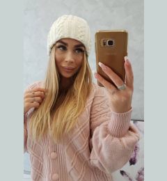 Снимка на Cap with flip-up Marzena K206 ecru