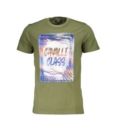 Снимка на CAVALLI CLASS LONG SLEEVE T-SHIRT MEN'S SLEEVE T-SHIRT GREEN