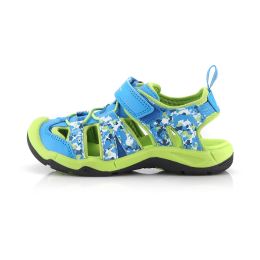 Снимка на Children&#039;s outdoor sandals ALPINE PRO GROBO neon atomic blue