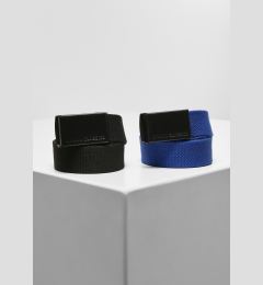 Снимка на Children's canvas belt 2 pieces black+blue