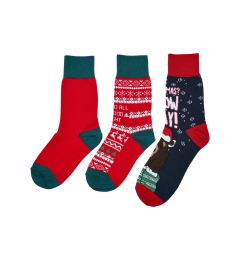 Снимка на Children's Christmas Bears Socks - 3-Pack Multicolored