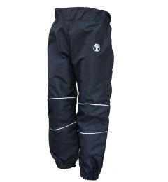 Снимка на Children's nylon pants - black-reflective gray