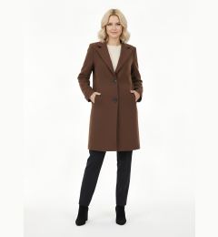 Снимка на Chocolate Classic Striped Yups Coat