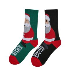 Снимка на Christmas Santa Socks - 2-Pack Multicolored
