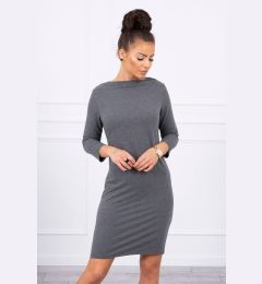 Снимка на Classic dress made of graphite melange