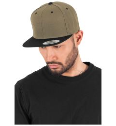 Снимка на Classic Snapback Cap Black/Olive