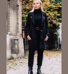 Снимка на Coat black LeMonada cxp0451. R21