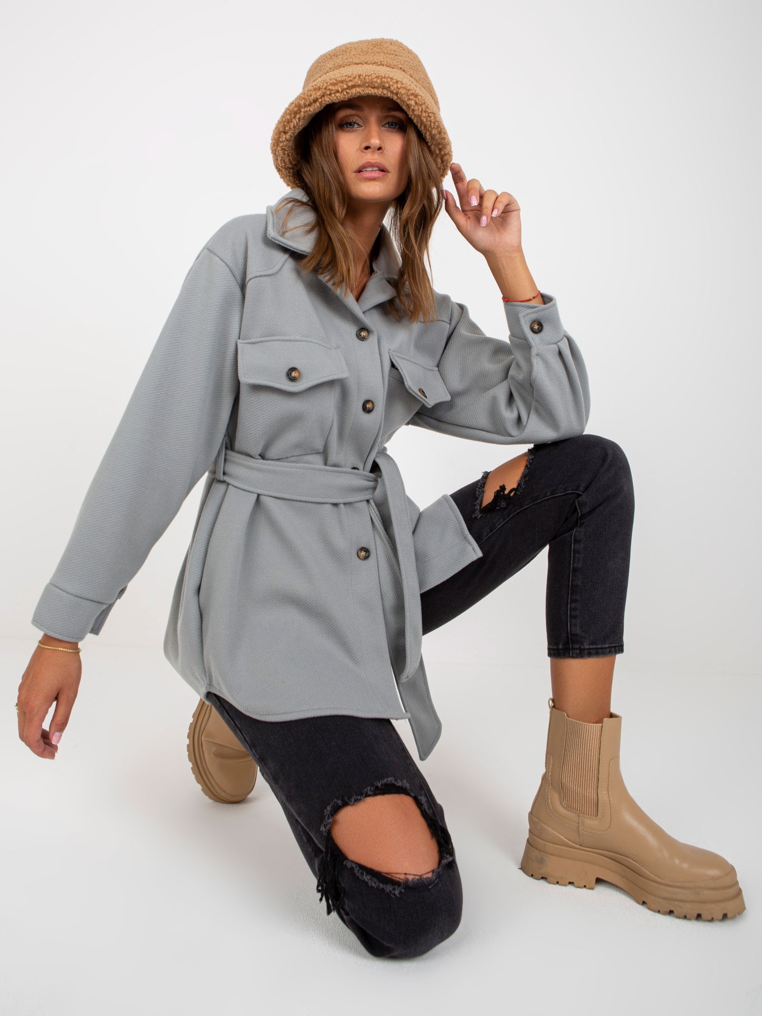 Снимка на Coat-EM-PL-2939-1.59P-grey