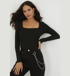Снимка на Cool & Sexy Women's Black Square Neck Camisole Blouse Yi2396