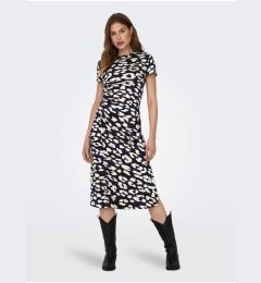 Снимка на Cream-black women's patterned dress JDY Urba - Women