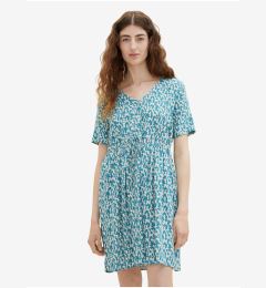 Снимка на Cream-Blue Ladies Patterned Dress Tom Tailor - Women