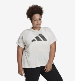 Снимка на Cream Women's Heathed T-Shirt adidas Performance - Women