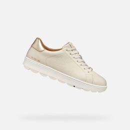 Снимка на Cream women's sneakers Geox Spherica ECUB-1 - Women's