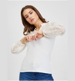Снимка на Cream Women's T-shirt with lace ORSAY - Women