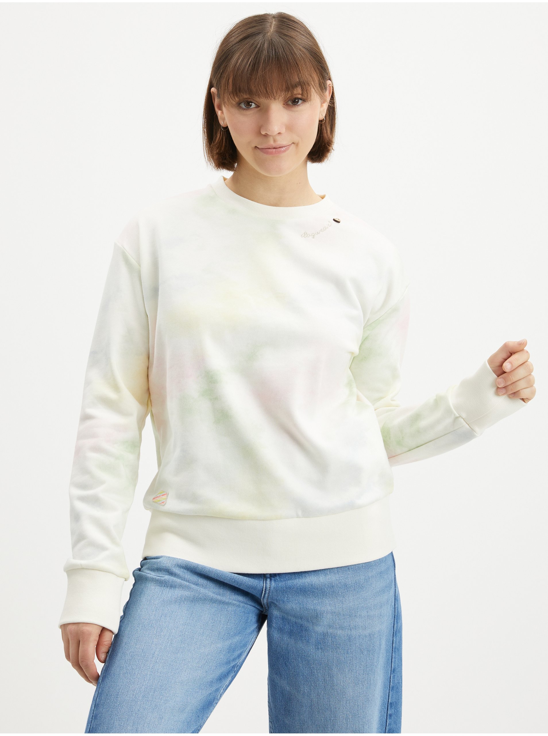 Снимка на Creamy Women's Patterned Sweatshirt Ragwear Delain Ombre - Women