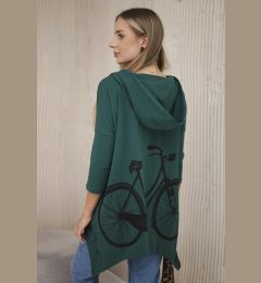 Снимка на Cycling print sweatshirt green