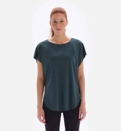 Снимка на Dagi Petrol Women's T-Shirts, Boat Collar
