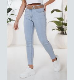 Снимка на Damskie jeansy skinny BLUEVIBE niebieskie Dstreet