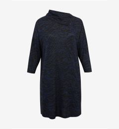 Снимка на Dark blue brindle sweater dress Fransa - Women