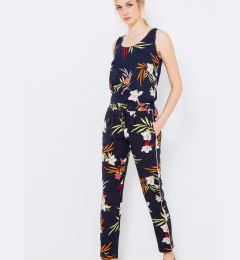 Снимка на Dark blue floral trousers CAMAIEU - Women