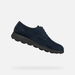 Снимка на Dark blue men's formal shoes Geox Spherica EC10 - Men