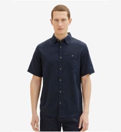 Снимка на Dark blue men's linen shirt Tom Tailor - Men