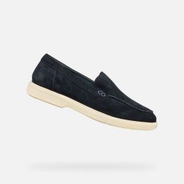 Снимка на Dark blue men's moccasins Geox Spherica EC17 - Men