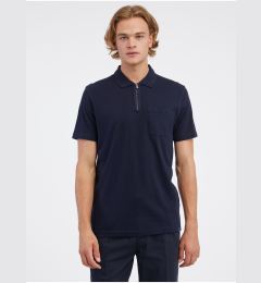 Снимка на Dark blue men's polo shirt LERROS - Men