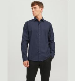 Снимка на Dark blue men's shirt Jack & Jones Label - Men's