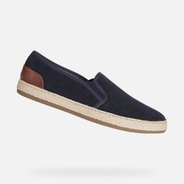 Снимка на Dark blue men's slip on sneakers Geox Pantelleria - Men's