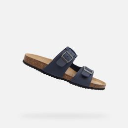 Снимка на Dark blue men's slippers Geox Ghita - Men's