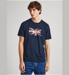 Снимка на Dark blue men's T-shirt Pepe Jeans - Men