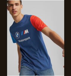 Снимка на Dark blue men's T-shirt Puma BMW MMS - Men