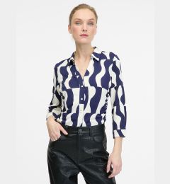 Снимка на Dark blue women's blouse with collar ORSAY - Women's