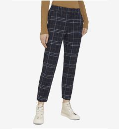 Снимка на Dark blue women's checkered cropped trousers Tom Tailor Denim - Women's
