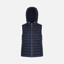 Снимка на Dark blue women's down vest Geox Jaysen - Women's