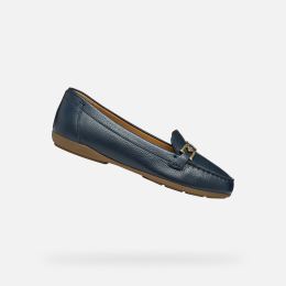 Снимка на Dark blue women's moccasins Geox Annytah Moc - Women's